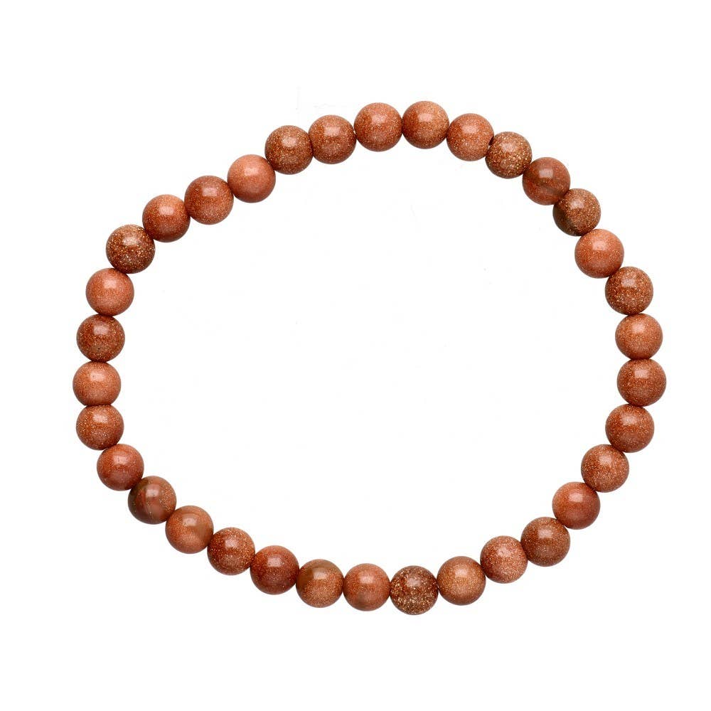 Pulsera de Goldstone 6mm