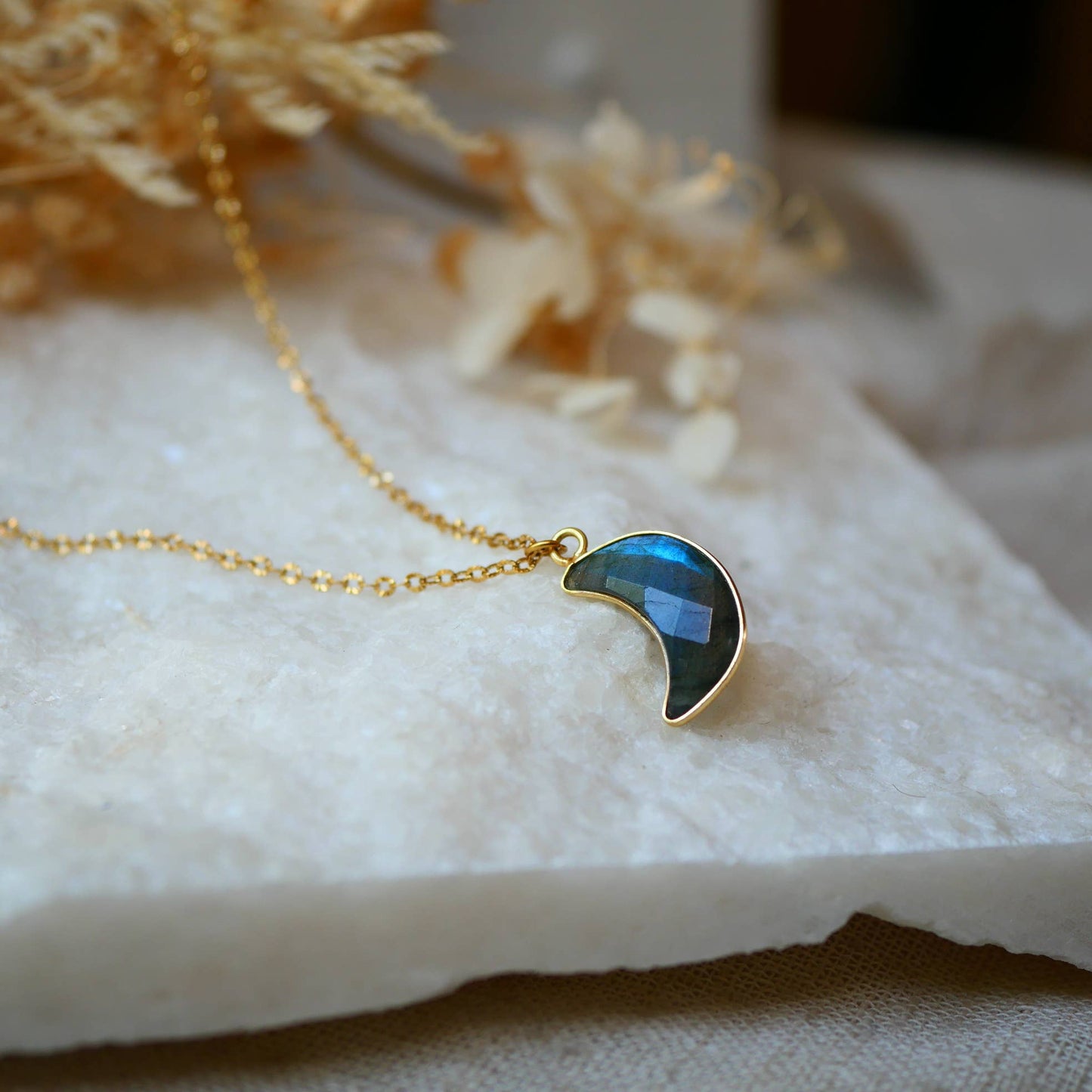 COLLAR MOON TANDAVA LABRADORIT
