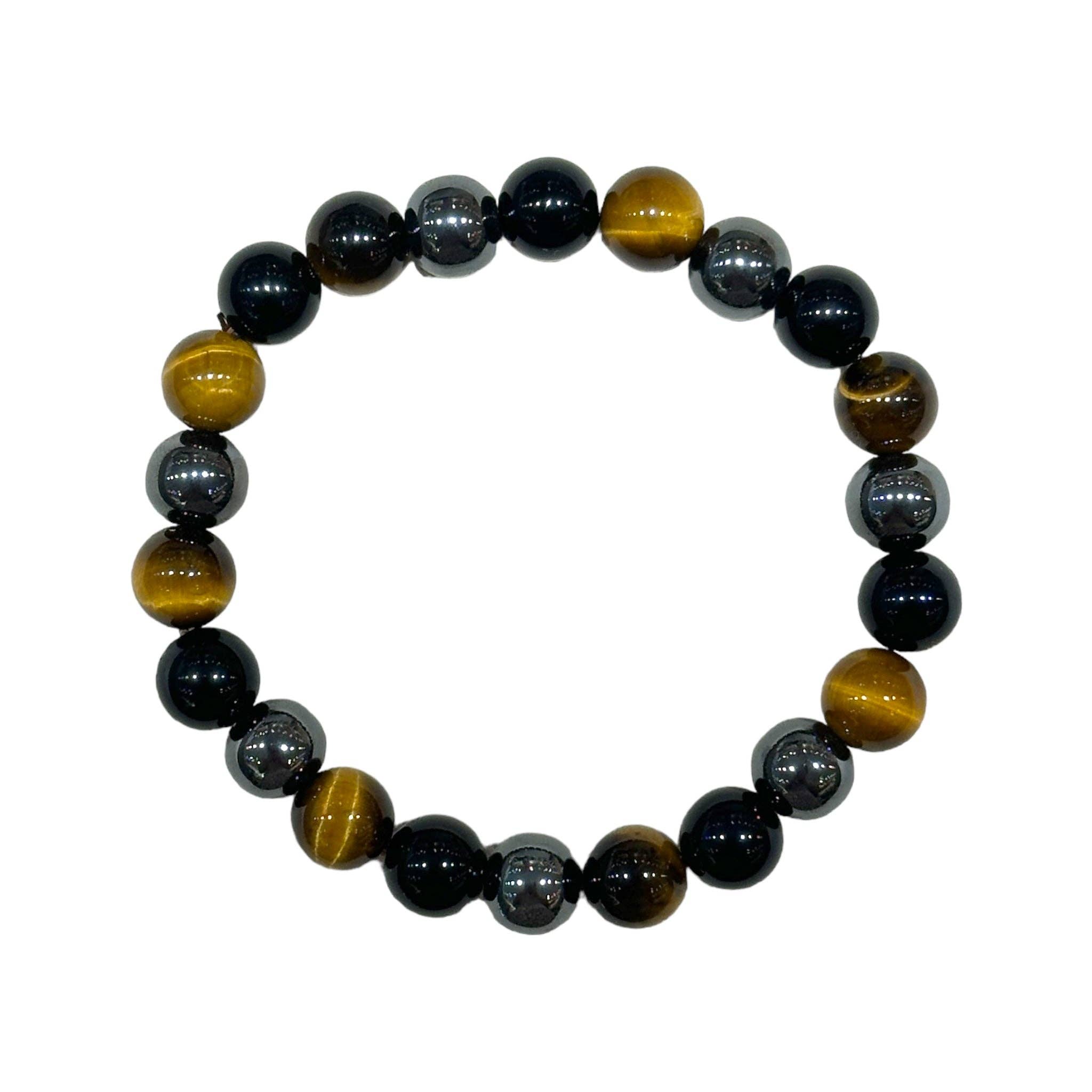 PULSERA TRIPLE PROTECCIÓN PARA HOMBRE