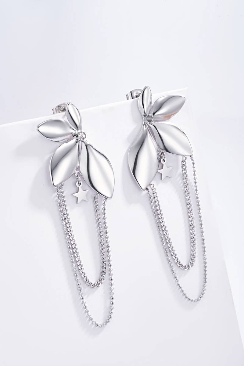 Pendientes de acero inoxidable 124YC19