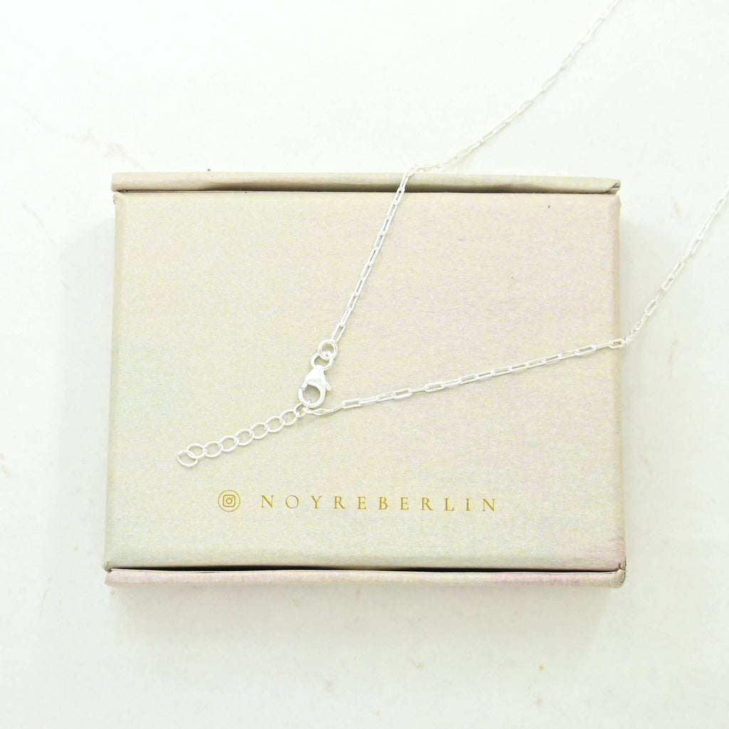 COLLAR CALCEDONIA AQUA PLATA 925