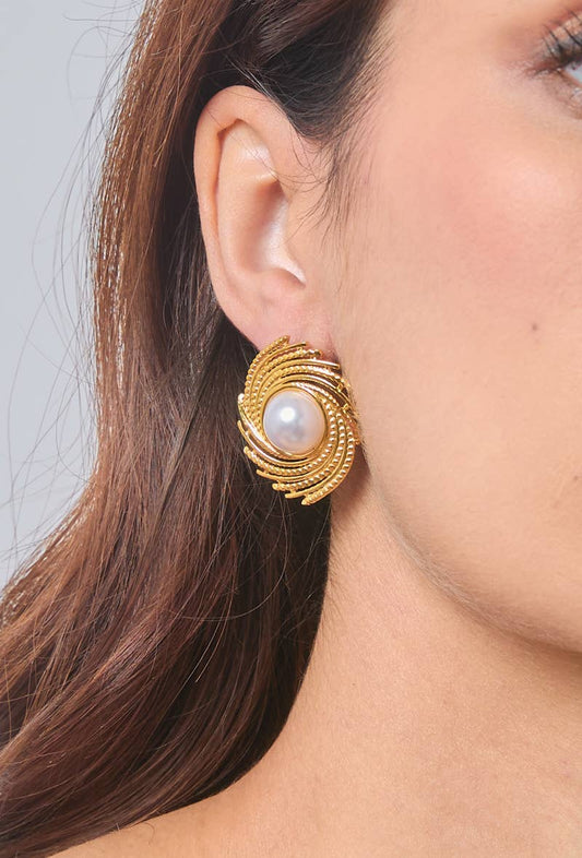 Pendientes de acero inoxidable