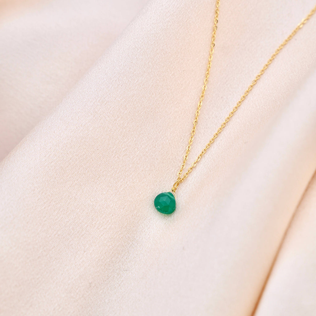 COLLAR DORADO - Piedra a elegir