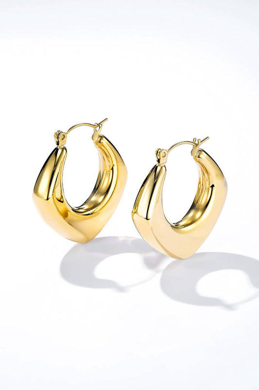 Pendientes de acero inoxidable