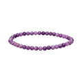 Pulsera de lepidolita de 4 mm