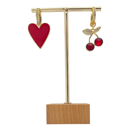Pendientes de aro Love Cherry