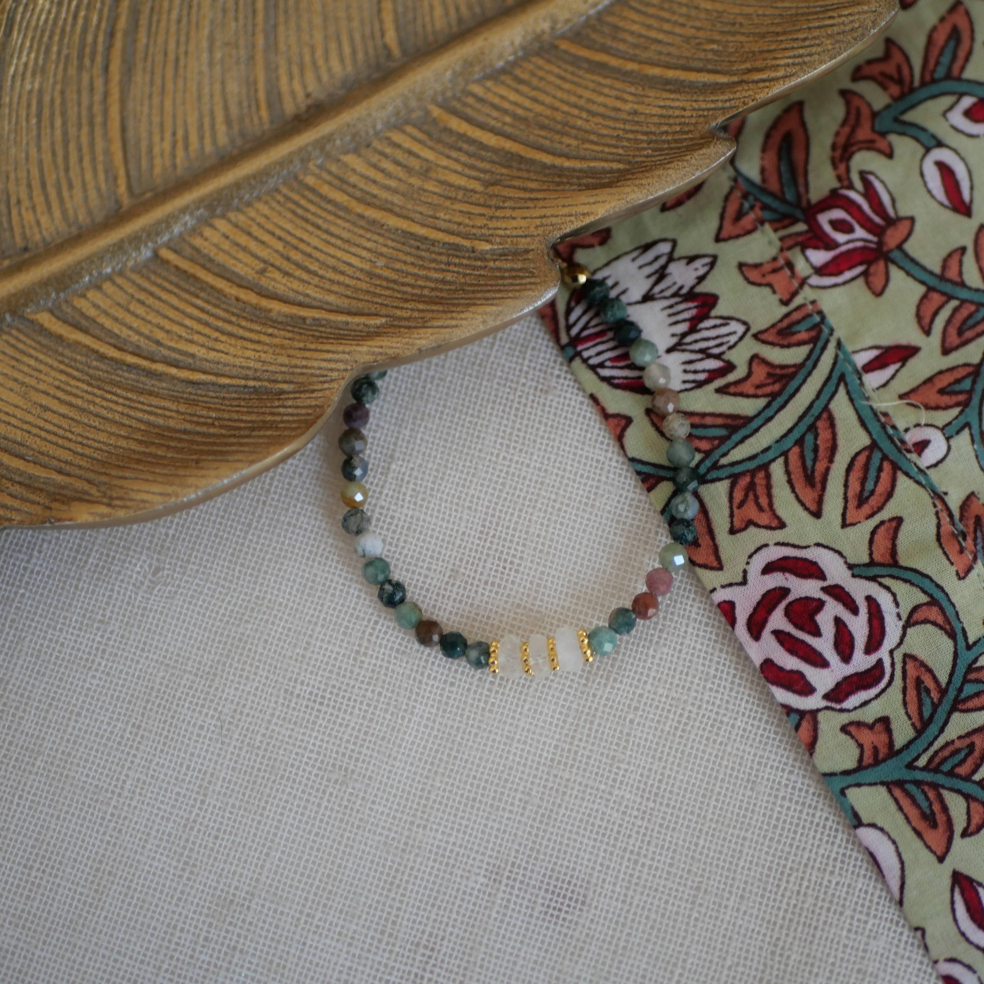 PULSERA CON PIEDRAS DE MANASI DE TU ELECCIÓN