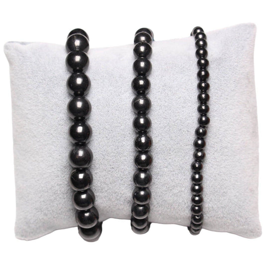 Pulsera de Shungita Natural – Protección, Equilibrio y Conexión con la Tierra