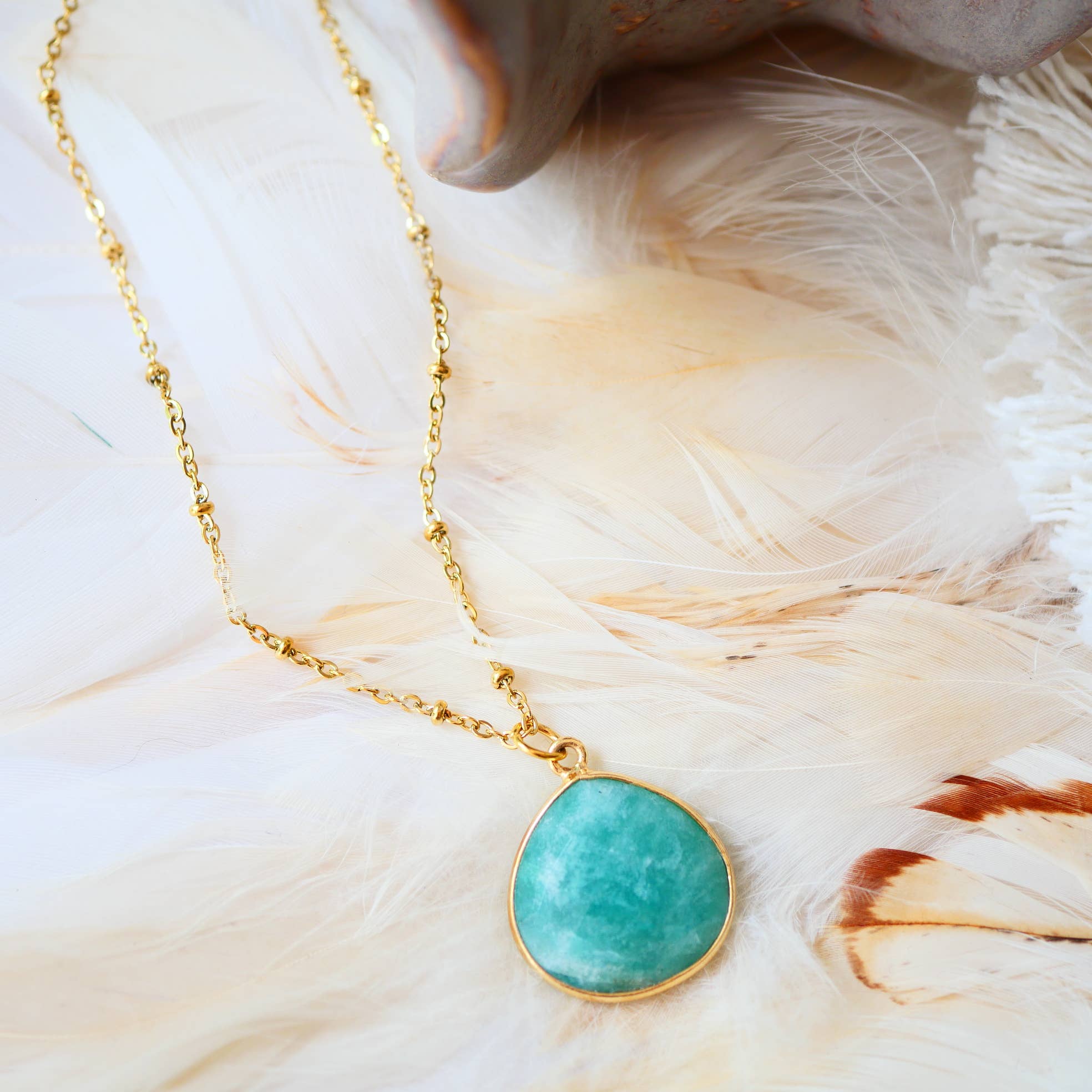 COLLIER JUSTINE - elección de piedra natural