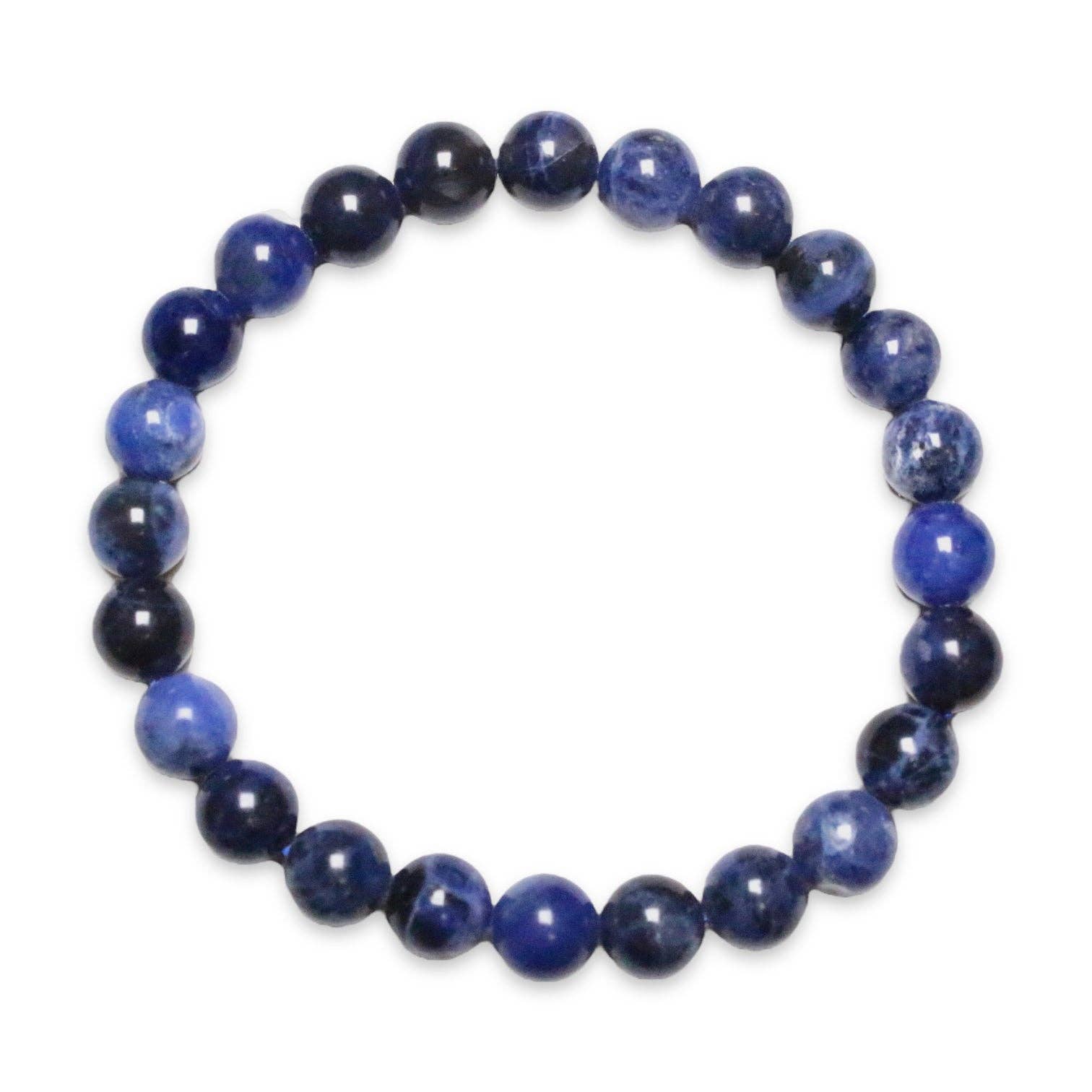 PULSERA DE SODALITA PARA HOMBRE