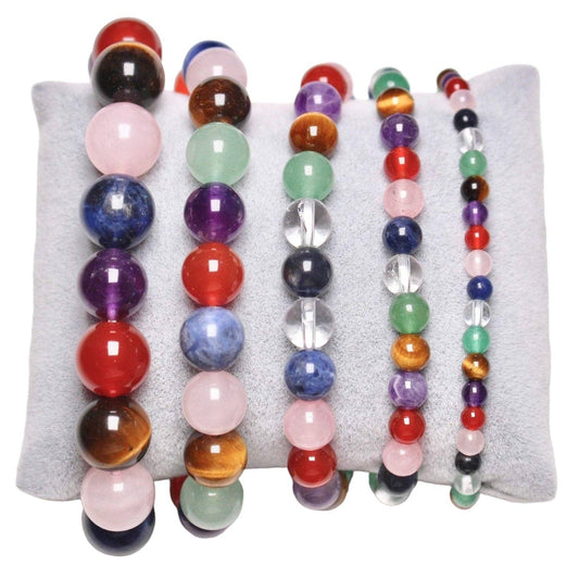 Pulsera multipiedra de 7 chakras – Armonía y Equilibrio Energético