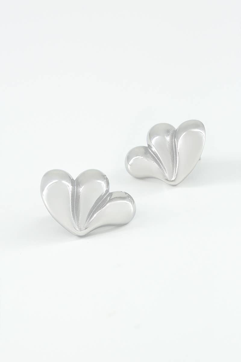 Pendientes de acero inoxidable
