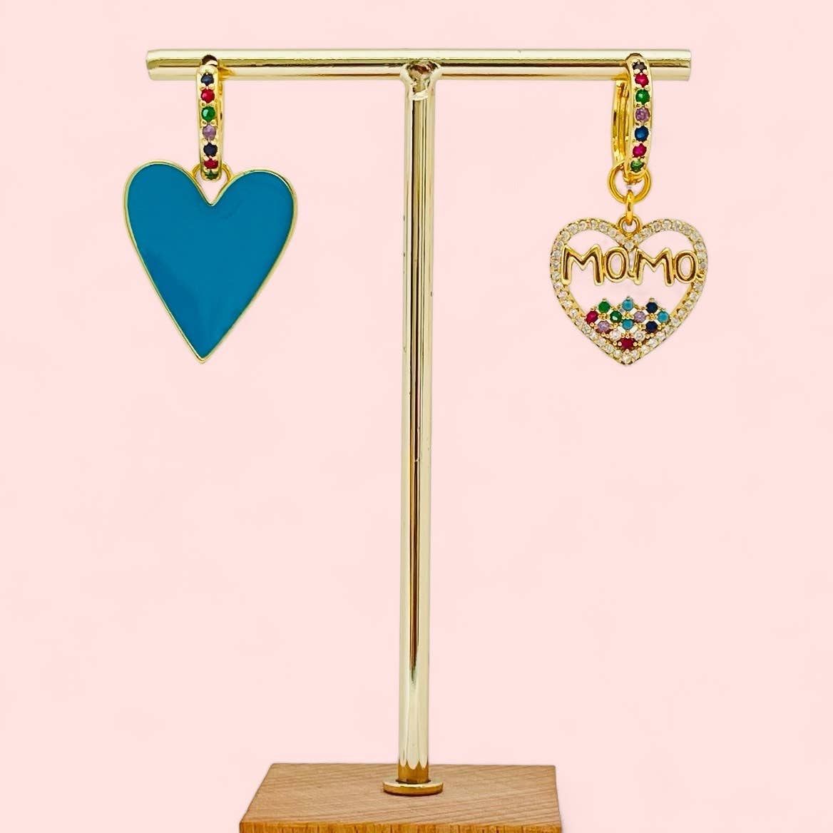 Pendientes de aro Mama Color