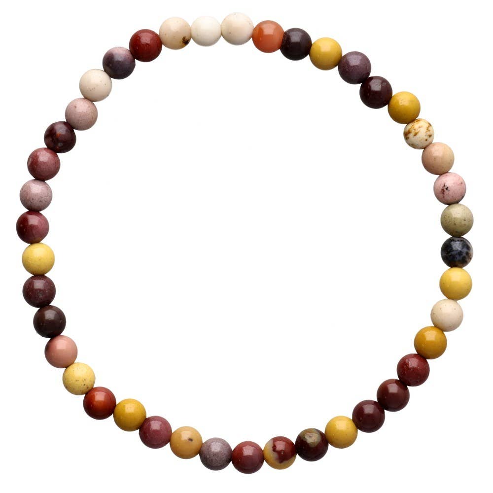 Pulsera de Jaspe Mokaita 4mm