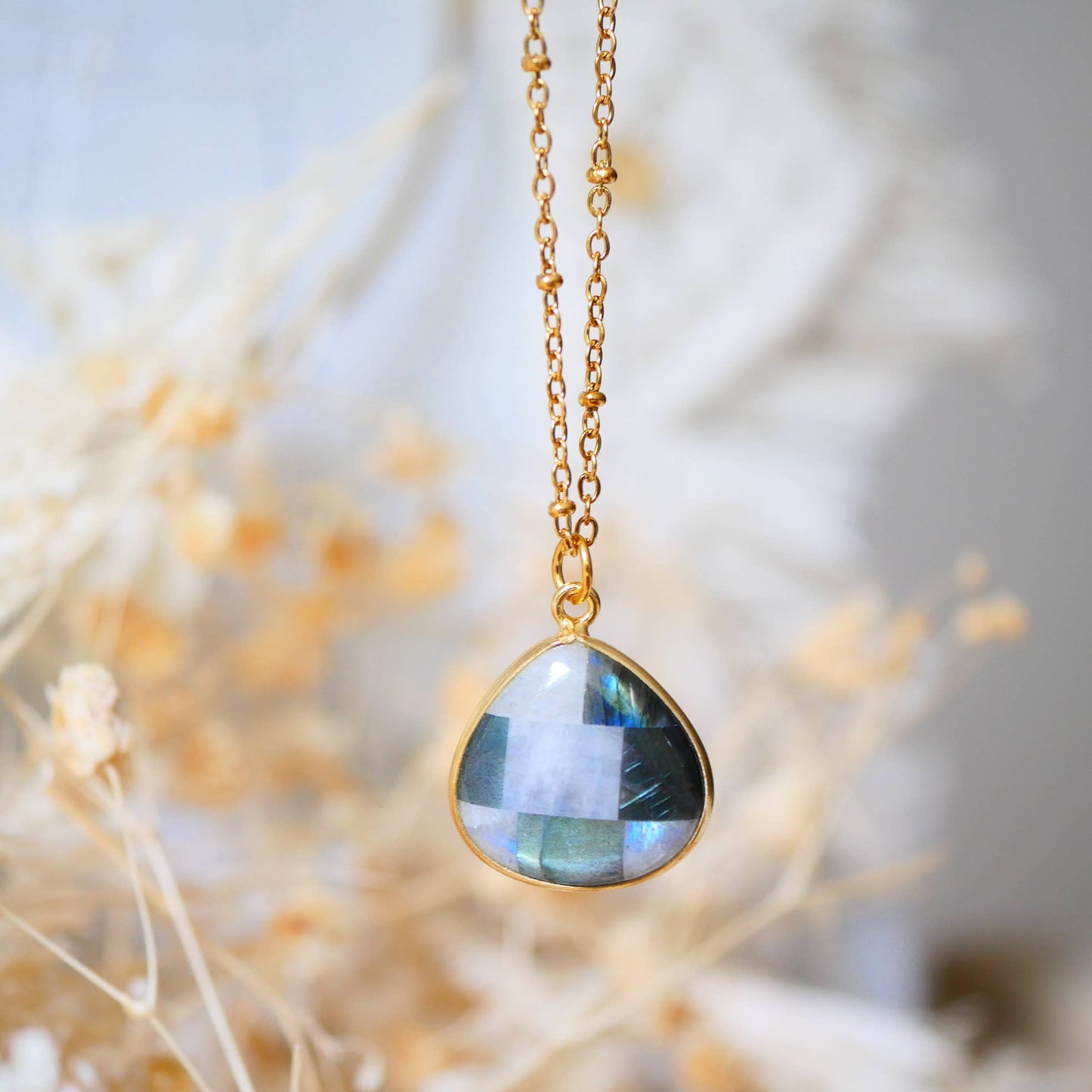 COLLIER JUSTINE - elección de piedra natural