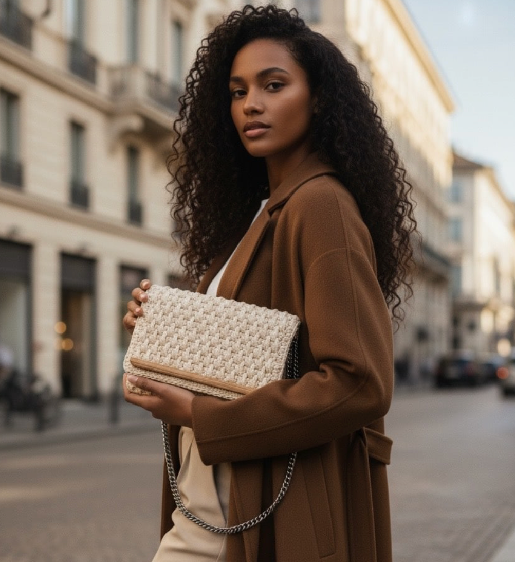 Bolso Gaia Cartera de Crochet