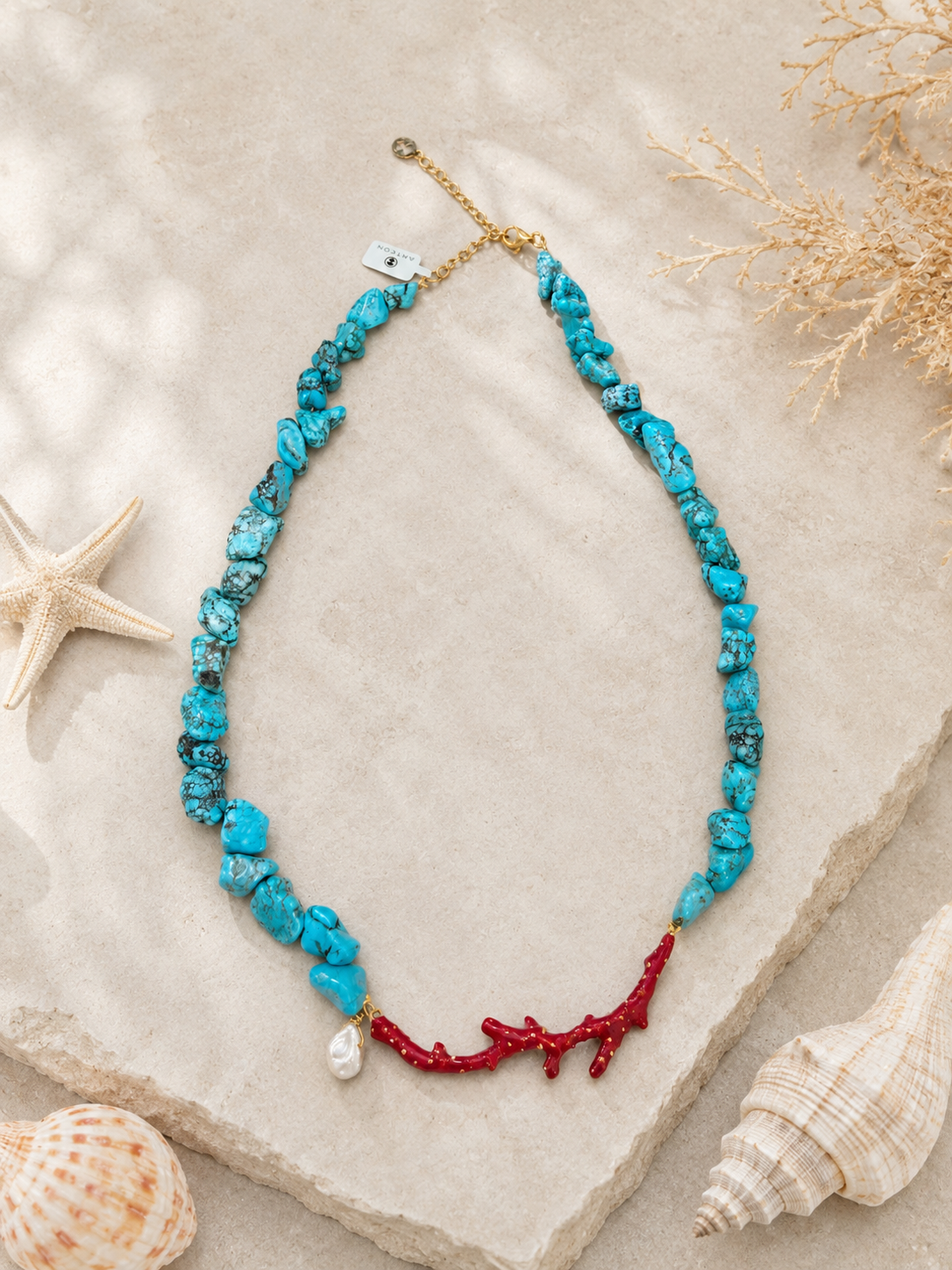 Collar Galene – Turquesa Natural