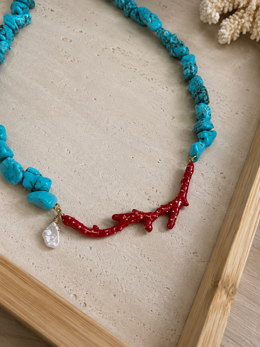 Collar Galene – Turquesa Natural