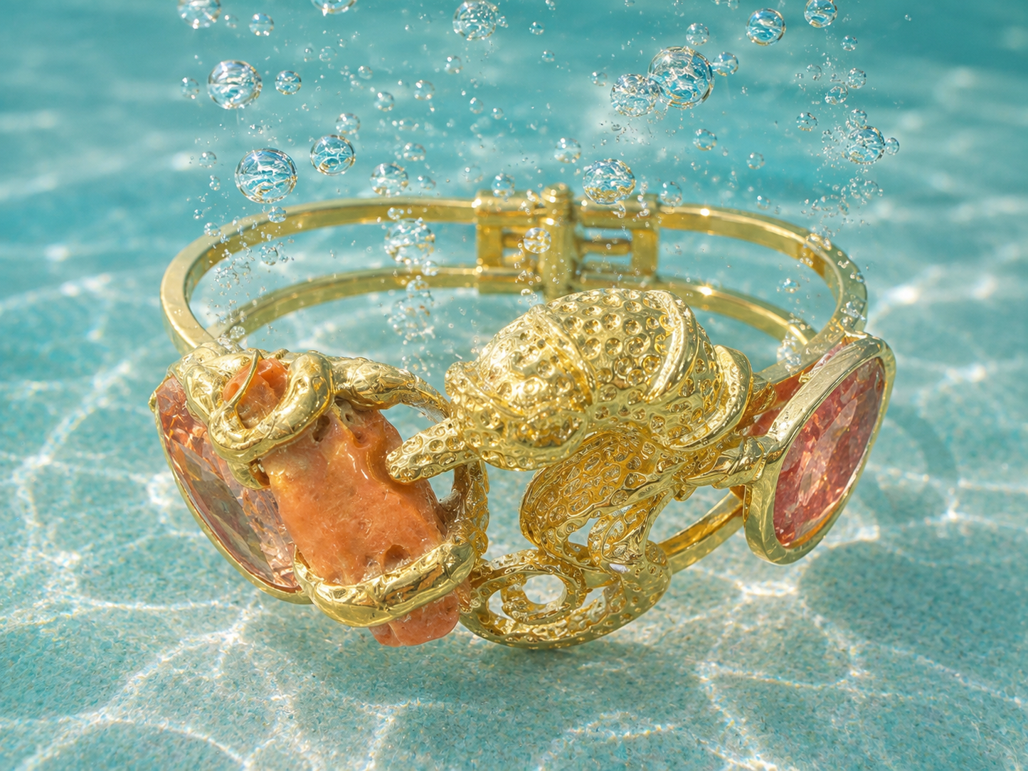 Brazalete Rígido Diseño Marino – Cristina Pandolfi