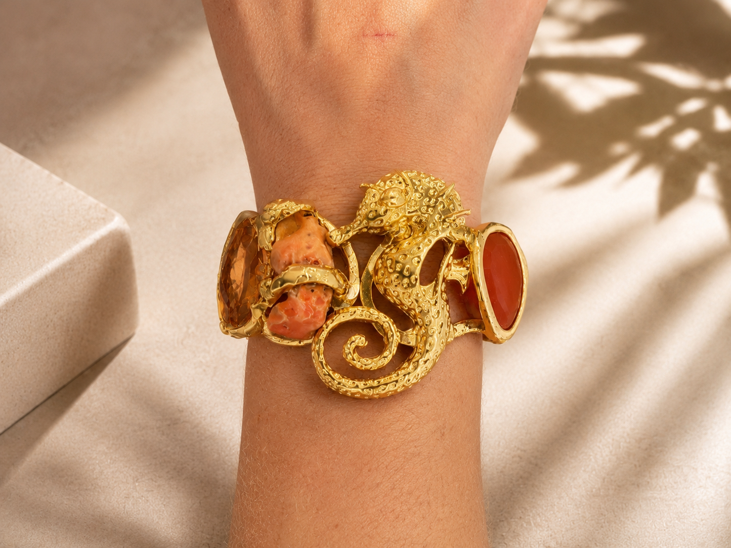 Brazalete Rígido Diseño Marino – Cristina Pandolfi