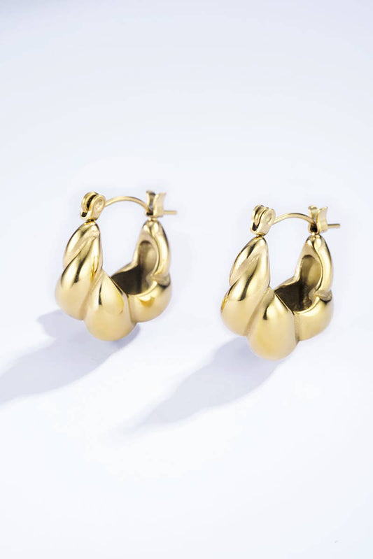 Pendientes de acero inoxidable