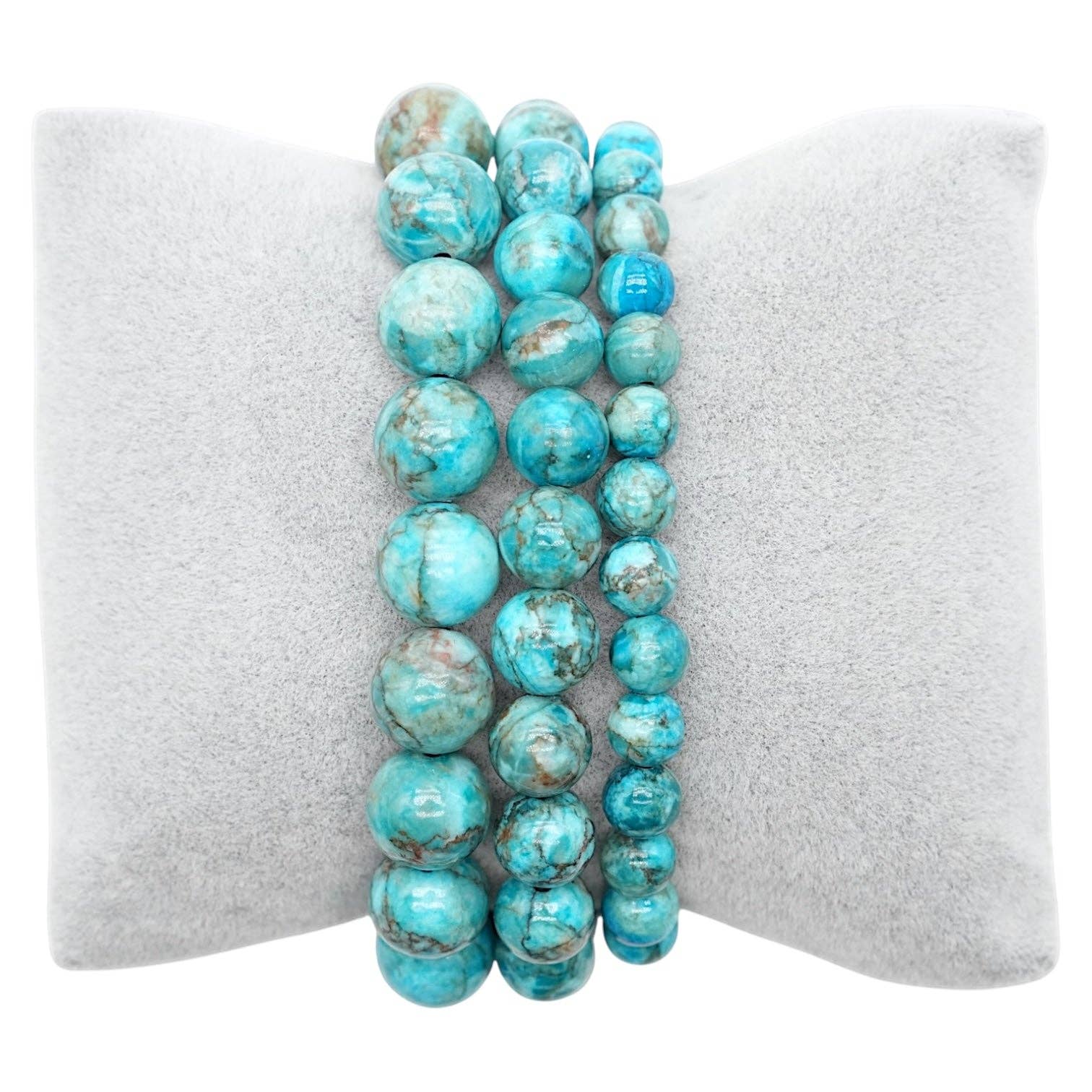 Pulsera Azul de África Natural – Serenidad y Confianza