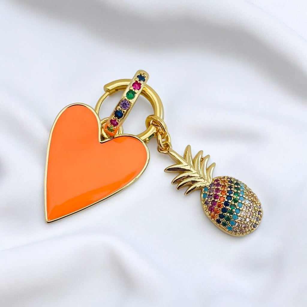 Pendientes de aro Ananas Mania