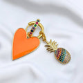 Pendientes de aro Ananas Mania