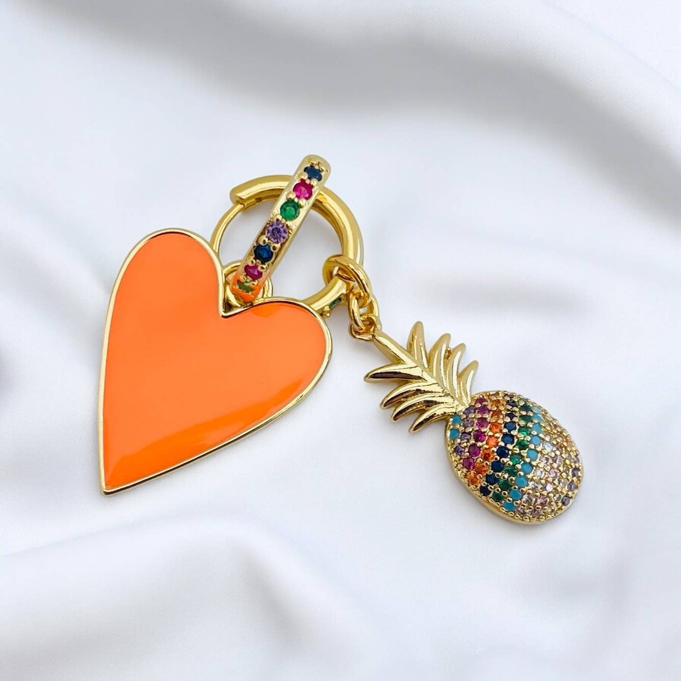 Pendientes de aro Ananas Mania