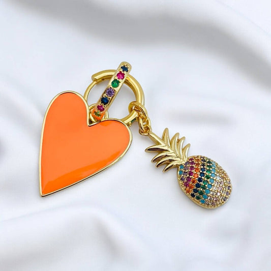 Pendientes de aro Ananas Mania
