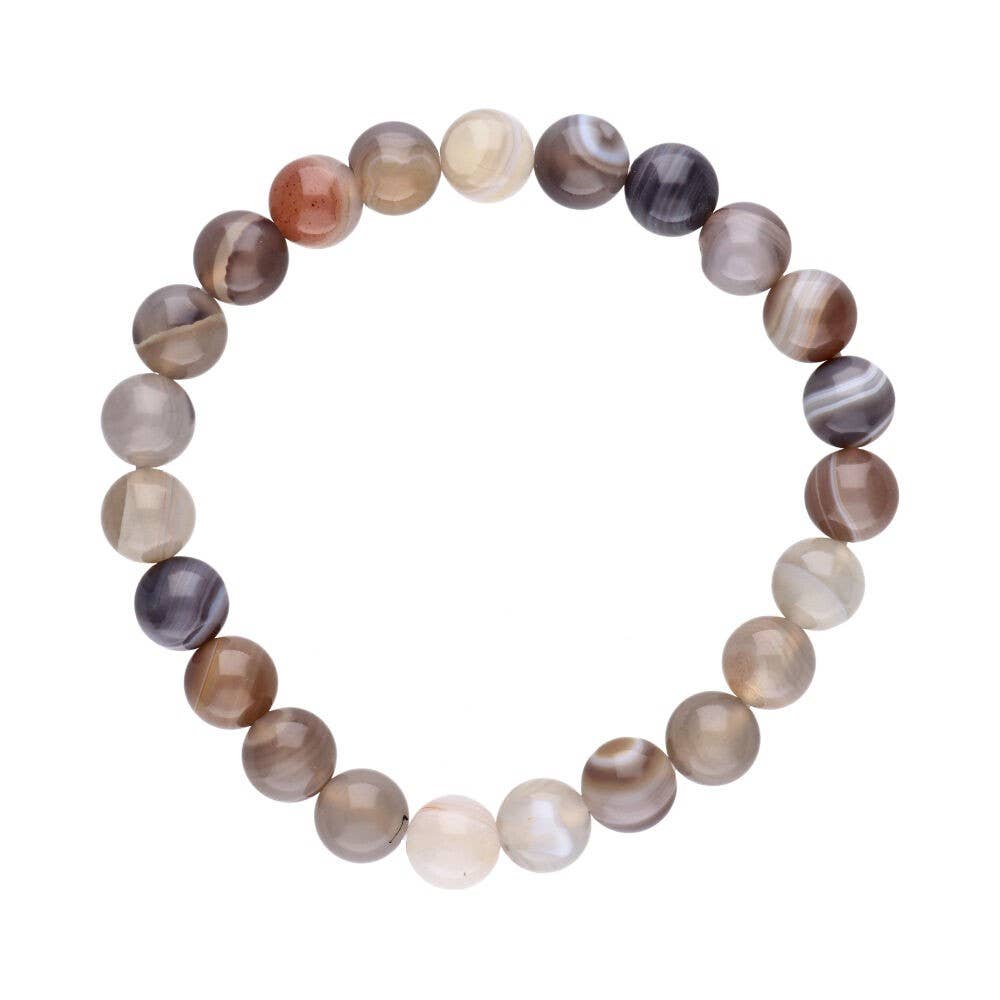 Pulsera de Ágata Botswana 8mm