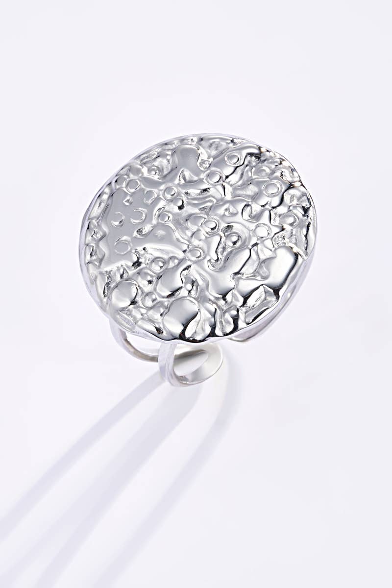 Anillos redondos planos texturizados de acero inoxidable 424RX21