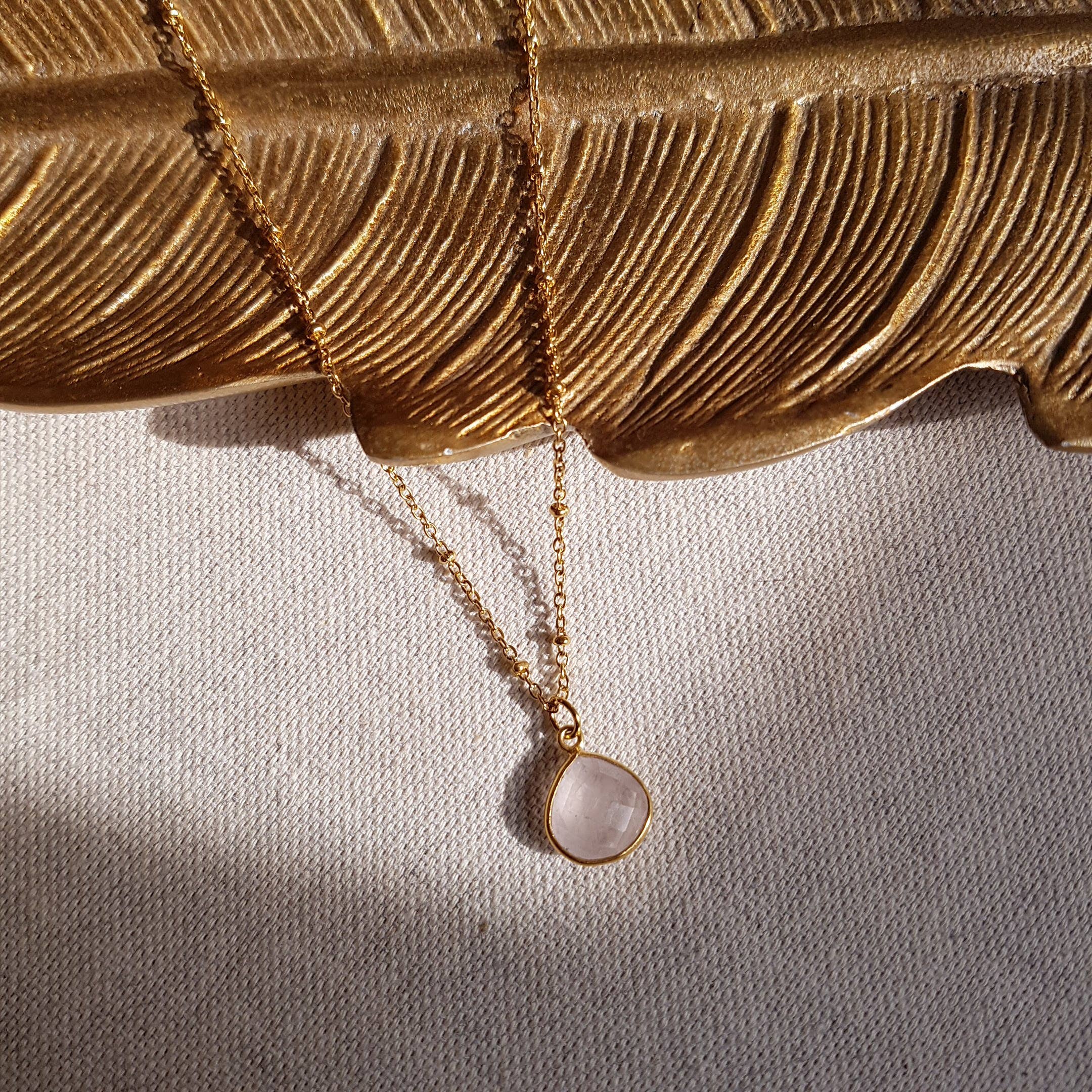 COLLIER JUSTINE - elección de piedra natural