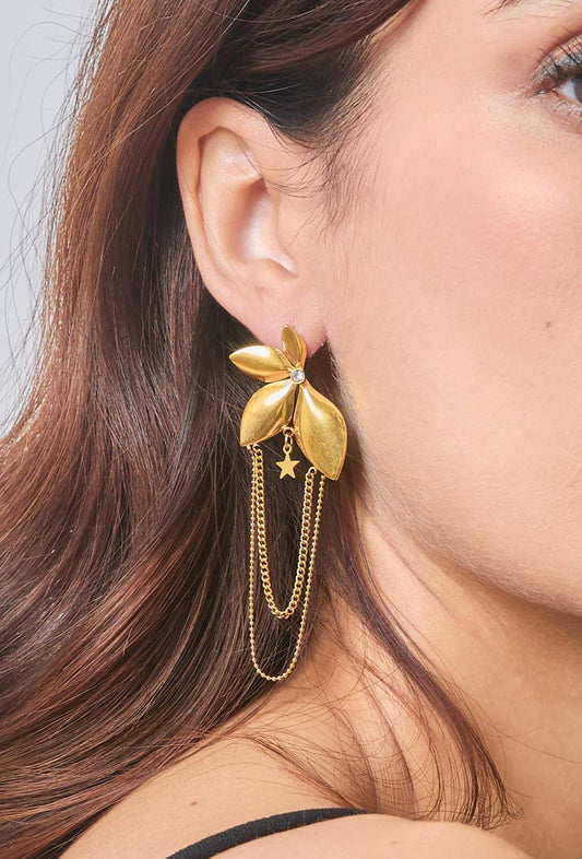 Pendientes de acero inoxidable 124YC19