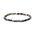 Pulsera de jaspe azul de 4 mm