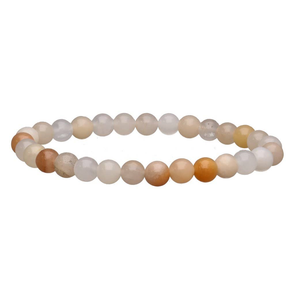 Pulsera de Aventurina Rosa 6mm