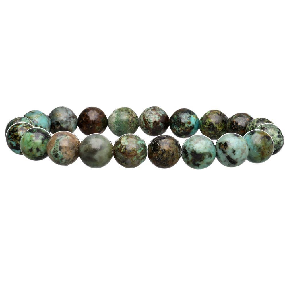 Pulsera de Turquesa Africana 10mm