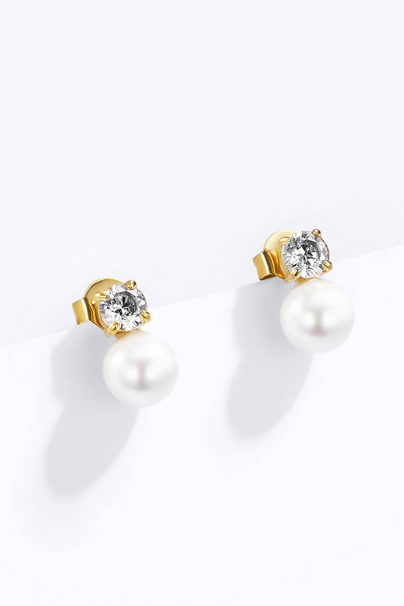 Pendientes de acero inoxidable