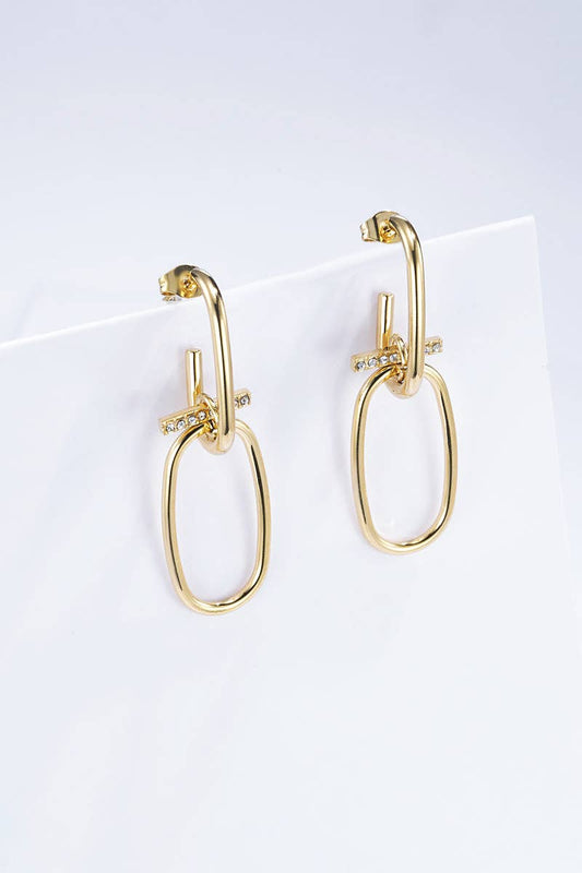Pendientes de acero inoxidable