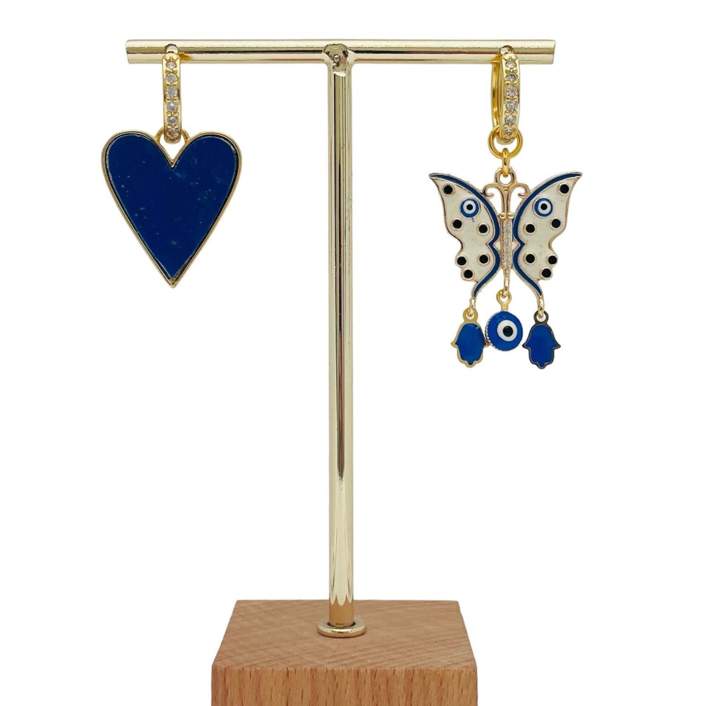 Pendientes de aro Cupido Blue