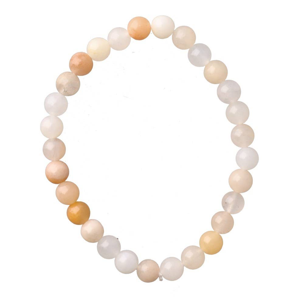 Pulsera de Aventurina Rosa 6mm