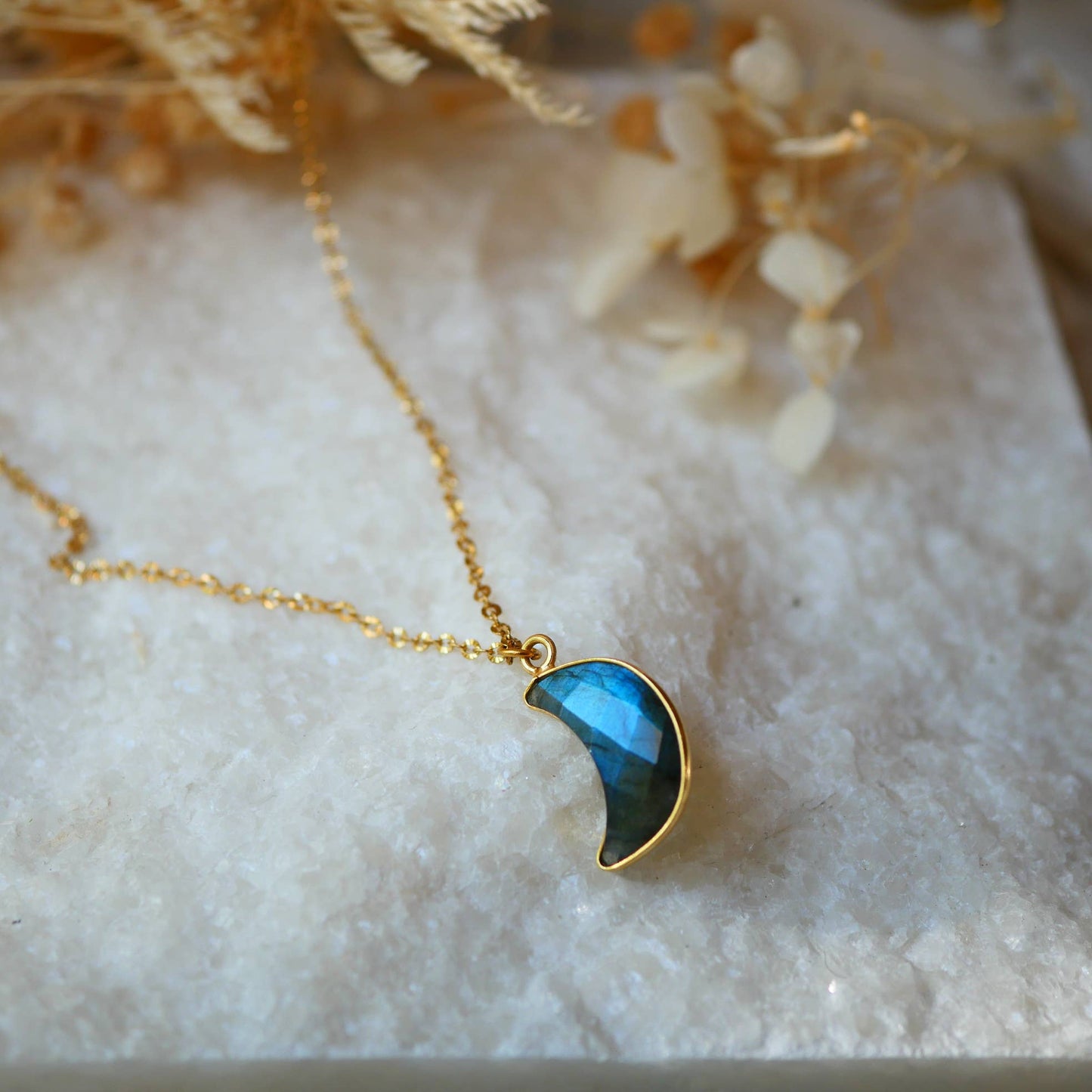 COLLAR MOON TANDAVA LABRADORIT