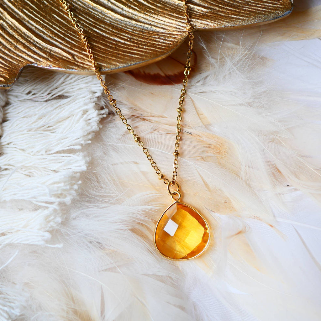 COLLIER JUSTINE - elección de piedra natural