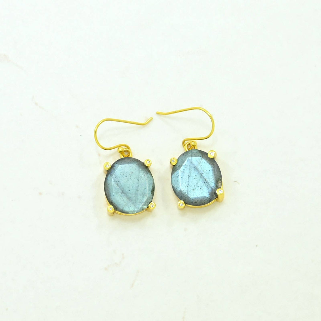 Pendientes Darcy con Labradorita