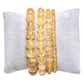 Pulsera de Citrino Natural Calentado – Energía, Vitalidad y Prosperidad