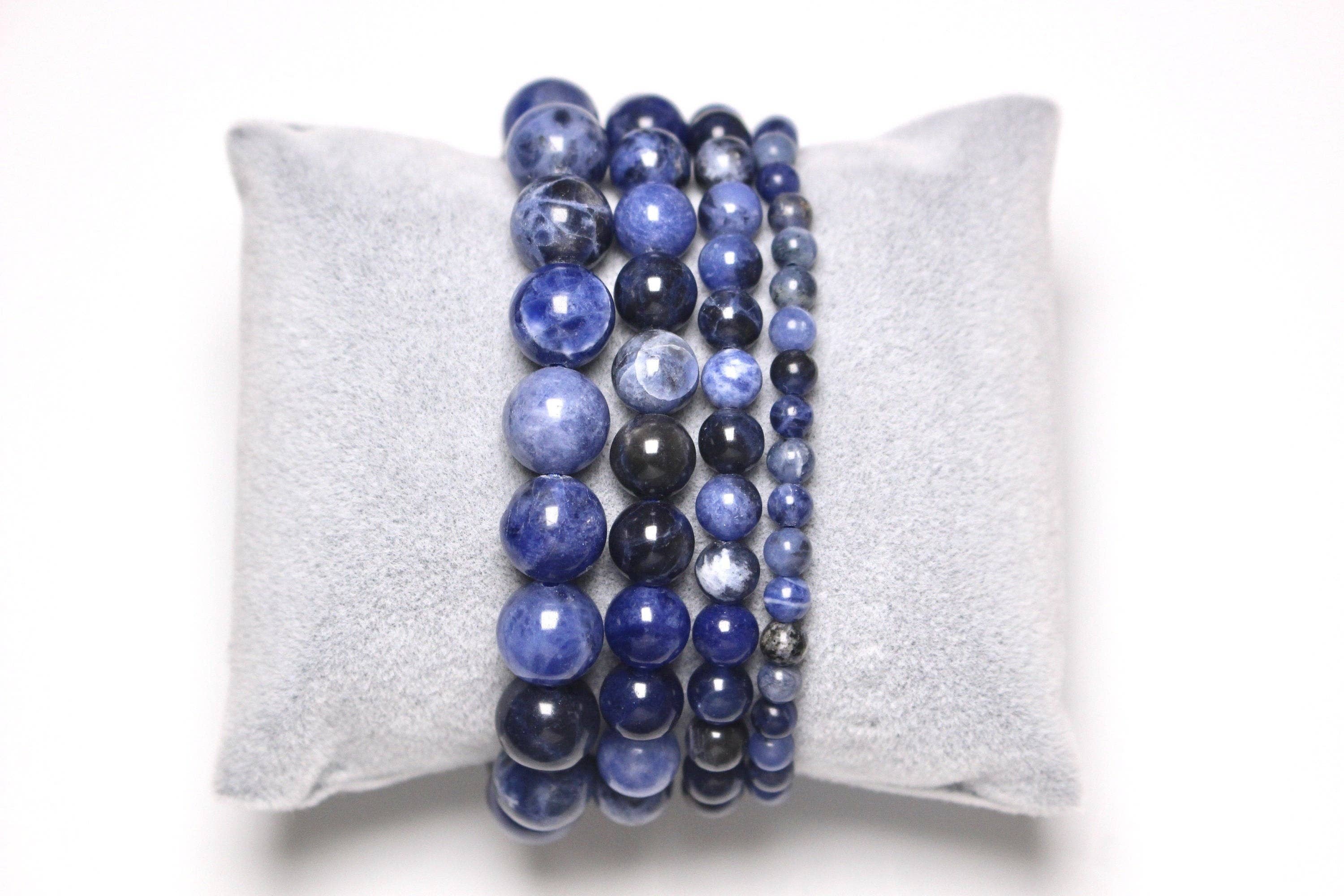 Pulsera de sodalita natural