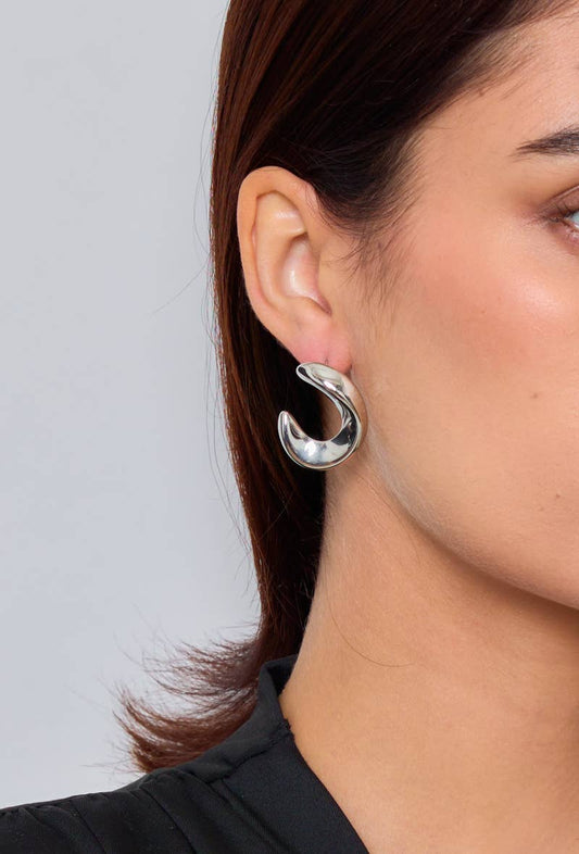 Pendientes de luna creciente 124AQ65
