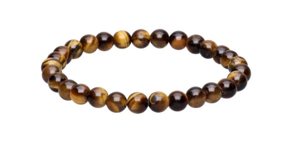 Pulsera ojo de tigre 6 mm